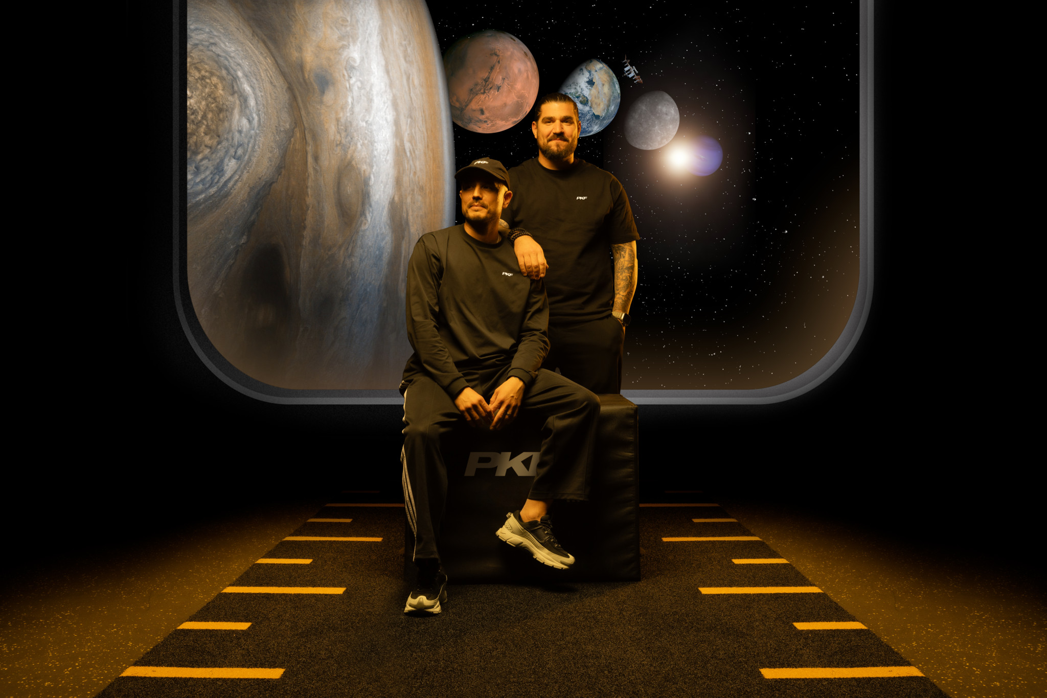 Leader: Matia Ranno and Julien Boerio put the fitness world in orbit.