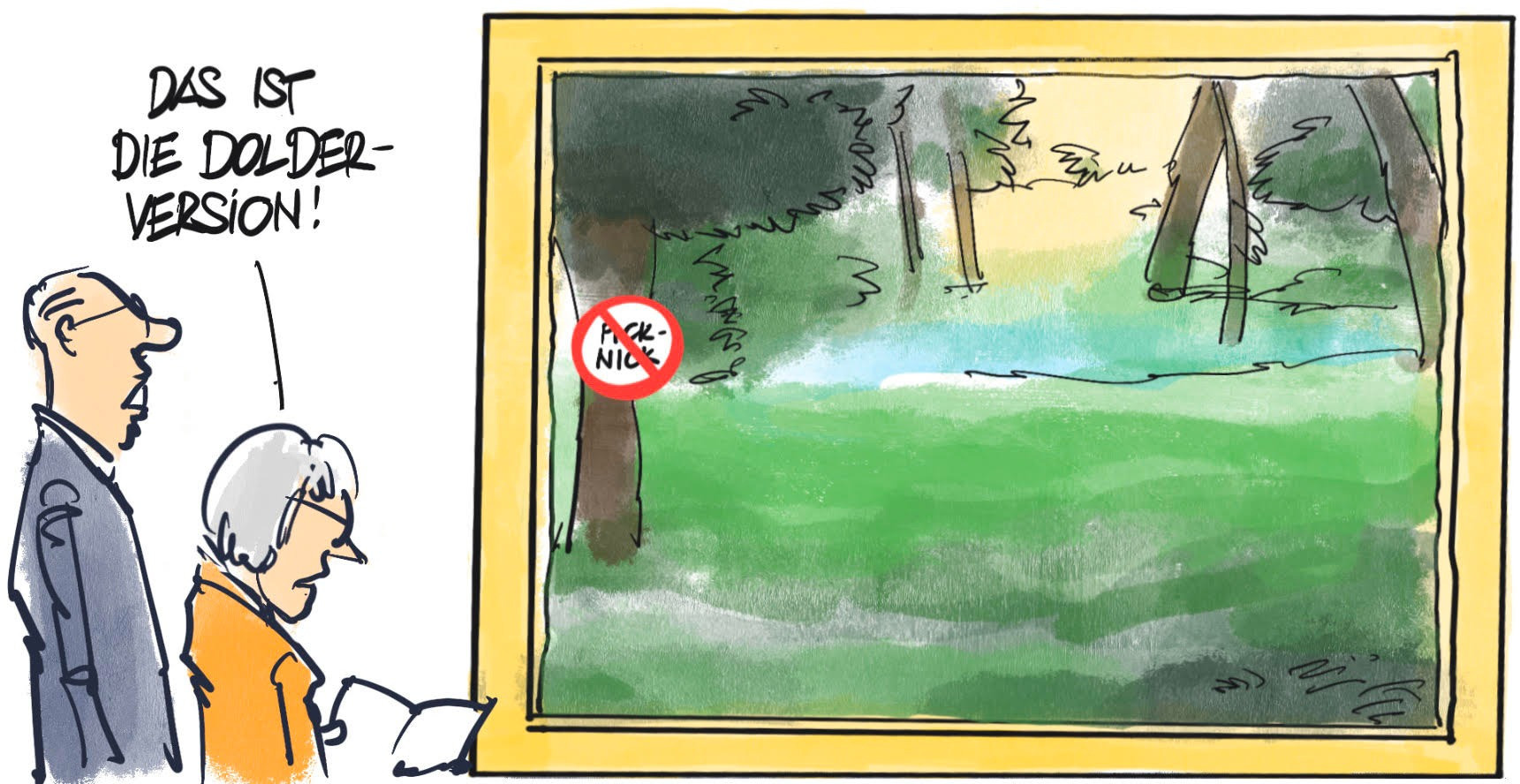 In der Dolder-Badi darf man nicht mehr picknicken, das sorgt für Ärger.