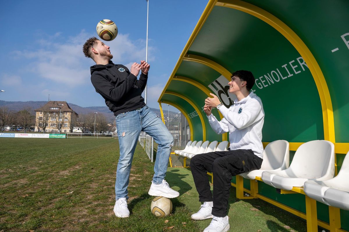 Sébastien Huguenin (à gauche) et Evan Mettler ont déjà cumulé des centaines de millions de vues sur les réseaux sociaux.