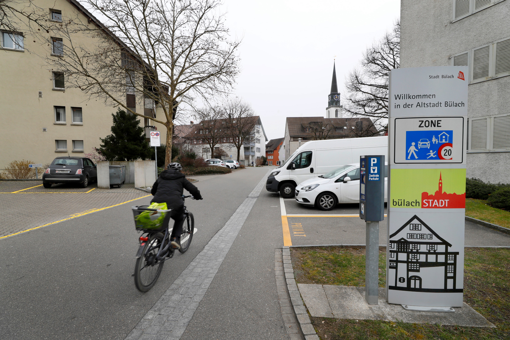 Buelach ist Teil eines Schweizer Staedtevergleichs zur Fussgängerfreundlichkeit. Altstadt und Rietbachstrasse