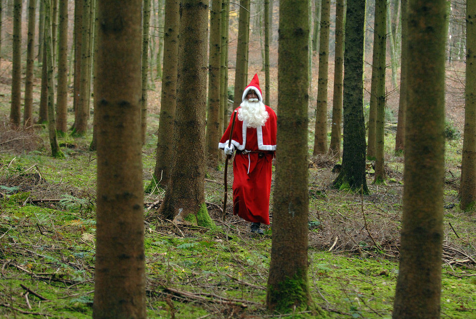 Von draus' vom Wald da kommt er her: Der Samichlaus ist wieder in Zürich unterwegs.