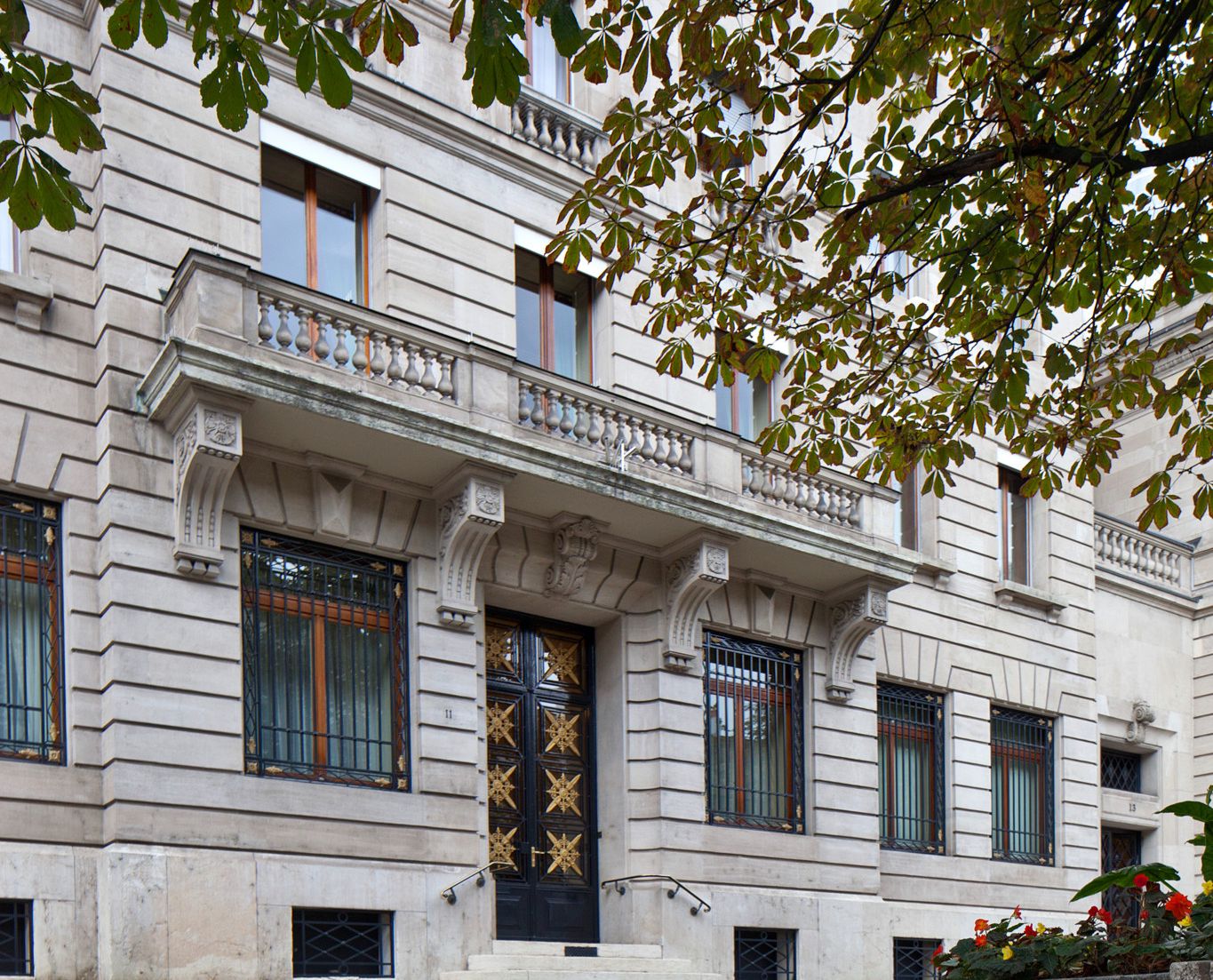 Le siège historique de Lombard Odier à Genève. 