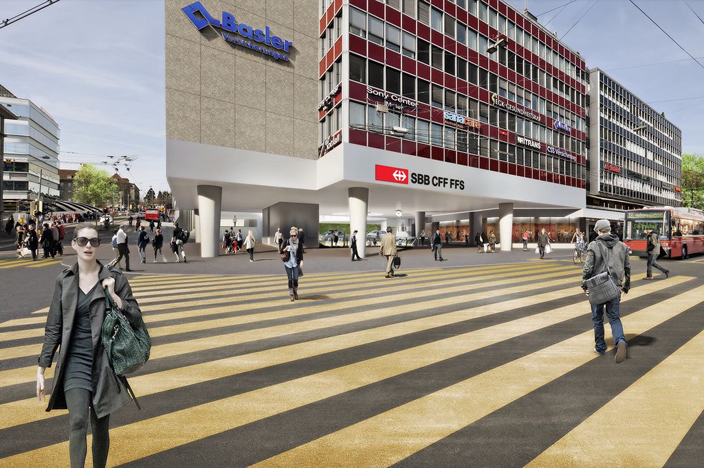 So wird der neue Bahnhof aussehen Der Bund