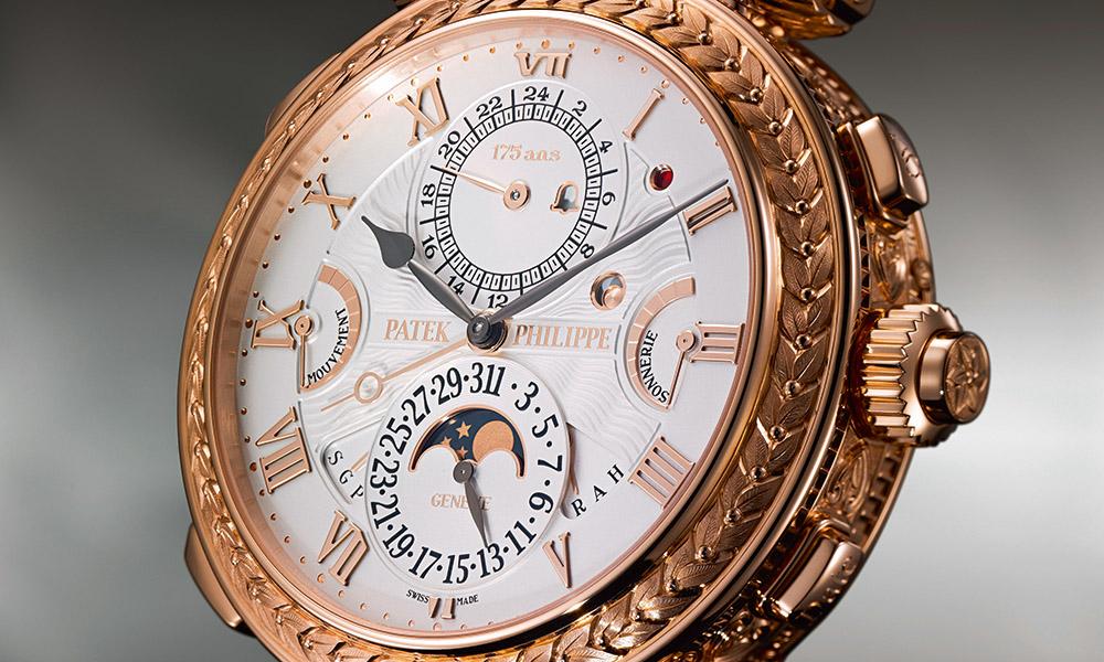 La montre collector Grandmaster Chime marque les 175 ans de la maison genevoise.
