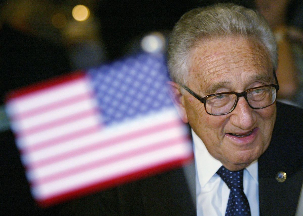 Seoul, - FORMER U.S. SECRETARY OF STATE HENRY KISSINGER IN SEOUL
Bildtext: Former Secretary of State and National Security Advisor of the United States of America Henry Kissinger attends a banquet for Korean War veterans in Seoul, July 25, 2003. Kissinger arrived in Seoul on Friday to attend a ceremony marking the 50th anniversary of the Korean War truce. REUTERS/Kim Kyung-Hoon
