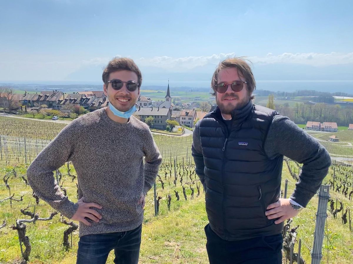 Tim et Gian dans les vignobles de La Côte: «Vous vivez dans un endroit magnifique.»