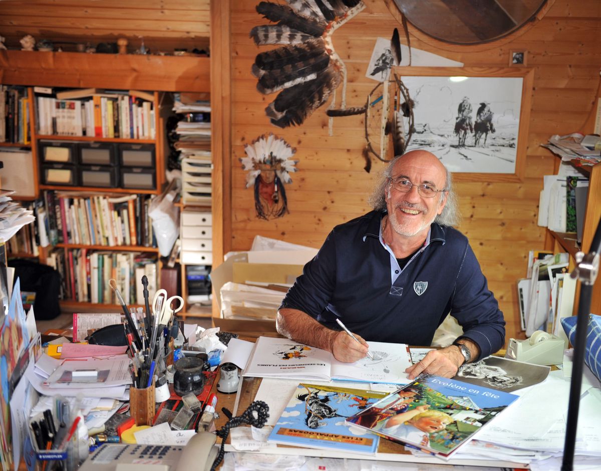 La Tour de Peilz, 25.11.10 Déco. Chez le dessinateur Derib. © Sébastien Féval