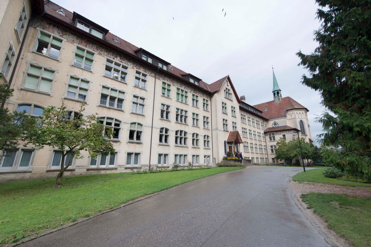 ESTAVAYER-LE-LAC LE 16 octobre  2014.L’école du Sacré-Cœur ferme ses portes après 111 ans d’activité . (24 HEURES /Jean-Paul Guinnard)