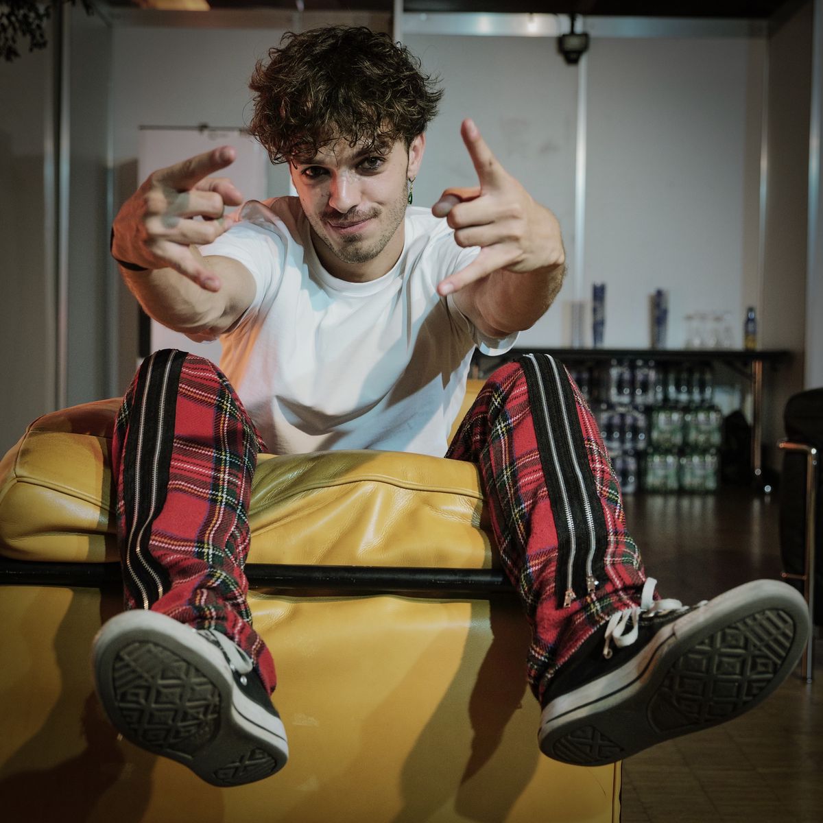 Genève, le  30 septembre 2023.  Palexpo. Royaume du web à Palexpo ce samedi, des youtubeurs fameux et leurs nombreux fans. Donovan.