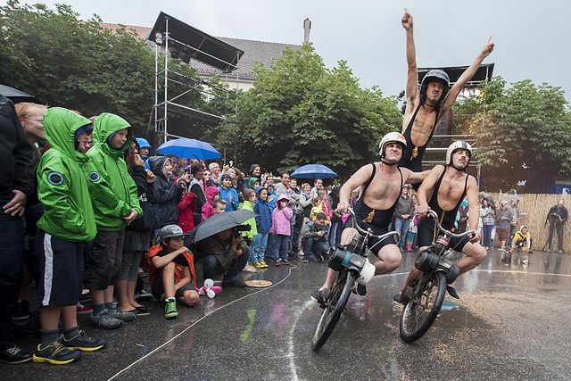 Le festival «La Plage des Six Pompes» a été copieusement arrosé cette année.
