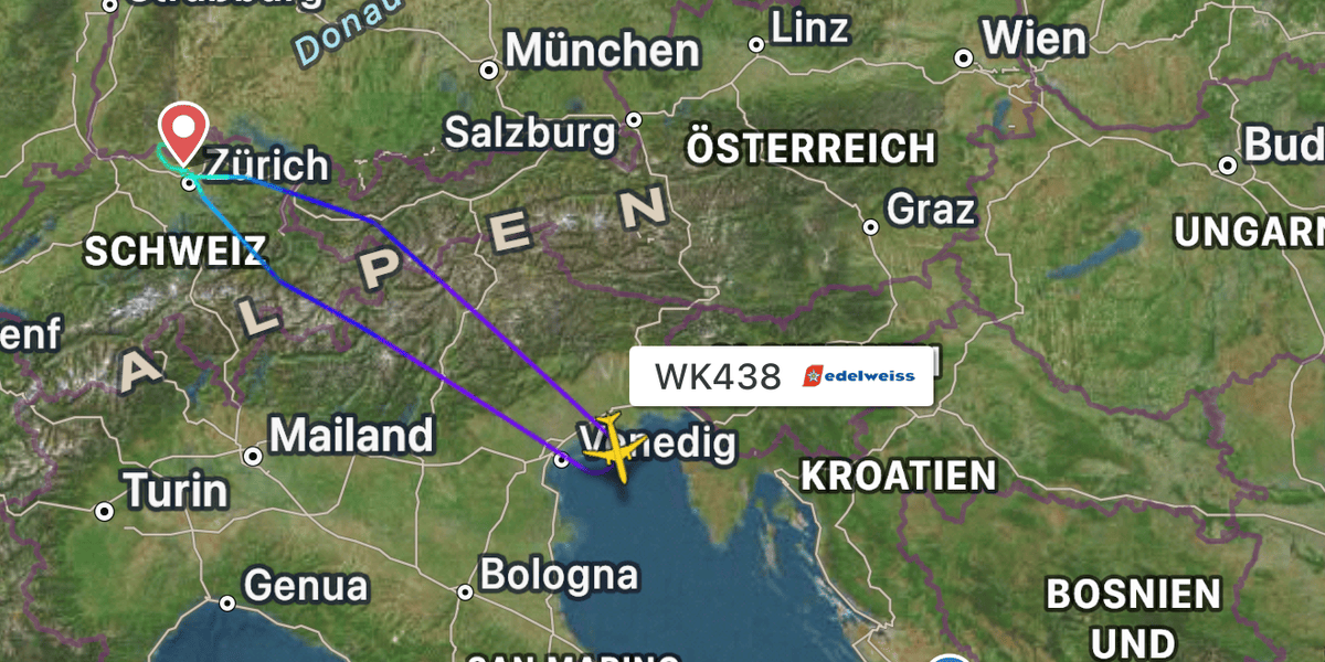 Edelweiss: Faulty weather radar forces flight back to Zurich