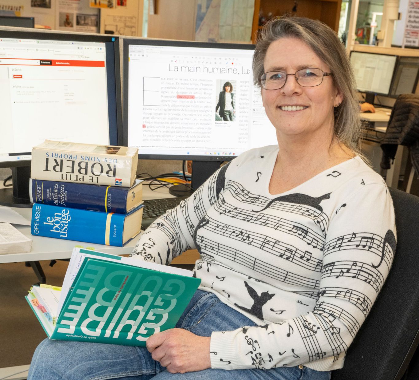 Catherine Magnin, correctrice chez Tamedia