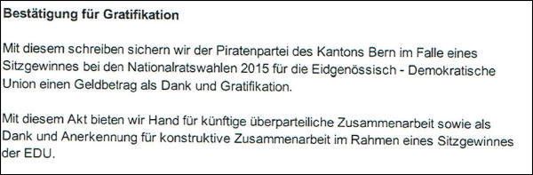 In diesem Brief soll die EDU den Piraten Geld für eine Listenverbindung geboten haben. 