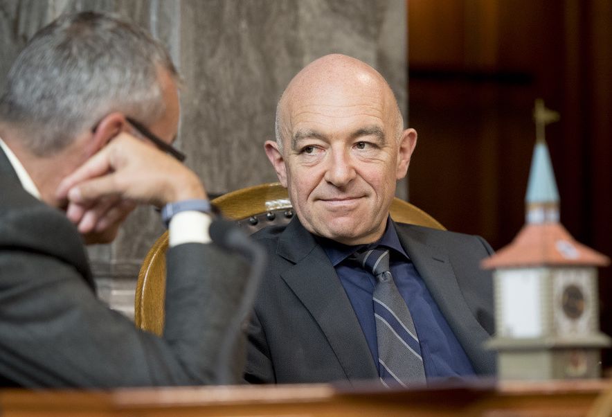 Wird Daniel Jositsch wieder gewählt, wird er sich künftig mit jemand anderem als Ruedi Noser (links) austaucshen müssen.