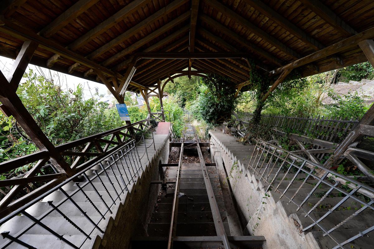 Un ancêtre résilient à Montreux Le funiculaire fantôme de Territet