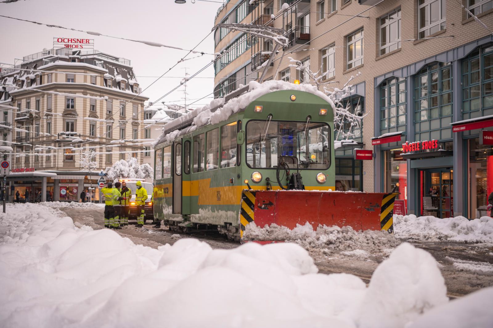 So sah es in der Zürcher Innenstadt am 15. Januar aus.