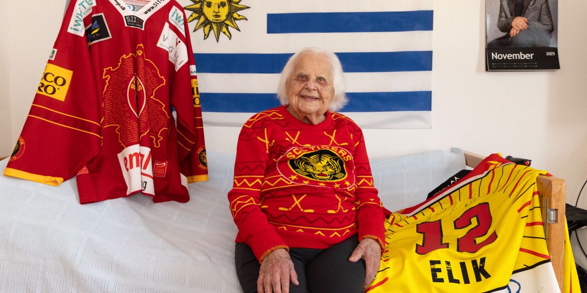 SCL Tigers: Fan Anna Schmidhauser is there even at 102