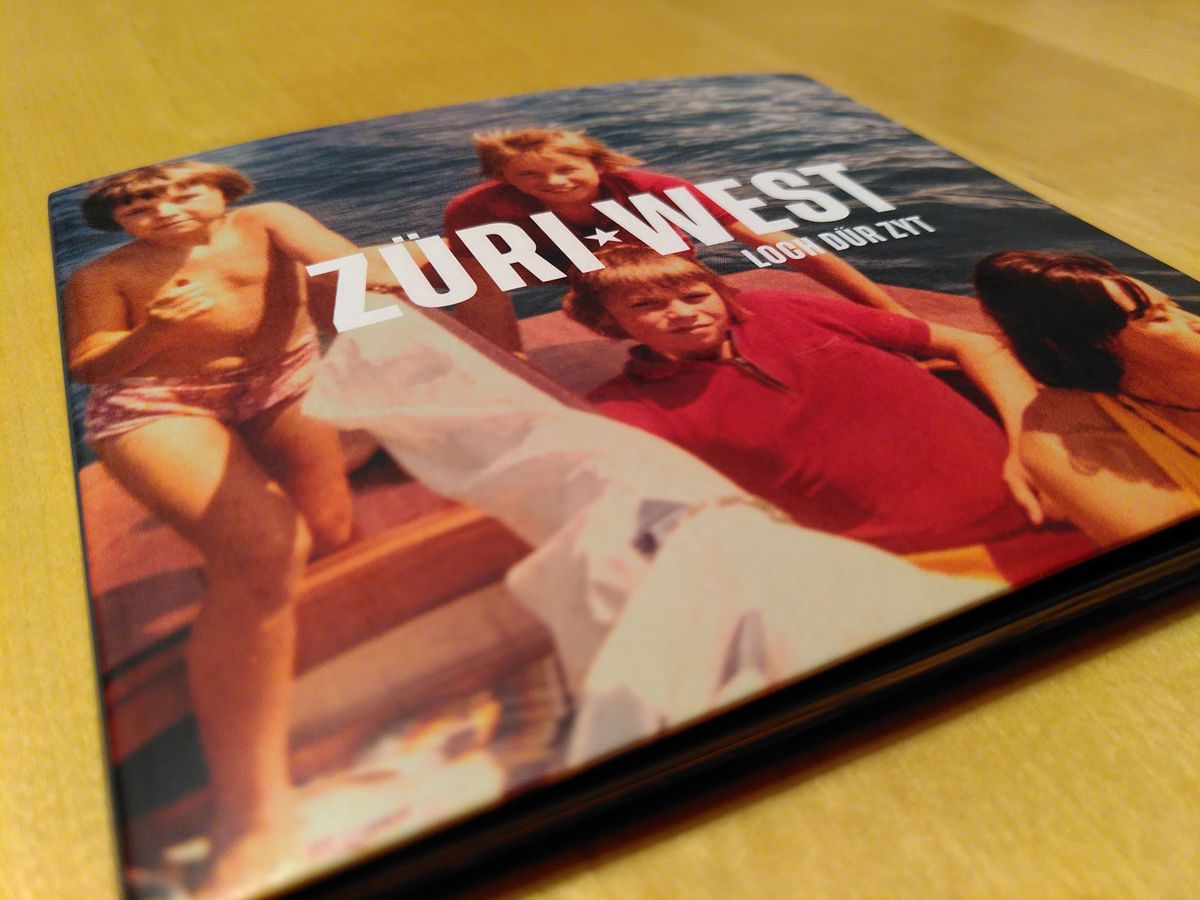 Das Cover des Albums "Loch dür Zyt" der Berner Pop-/Rockband Züri West.