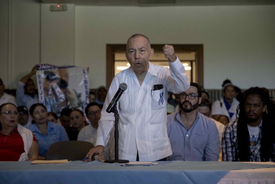 L'opposition nicaraguayenne a annoncé mardi la formation d'une large «Coalition nationale» pour affronter le parti du président Daniel Ortega aux élections de 2021. (Mercredi 26 février 2020)