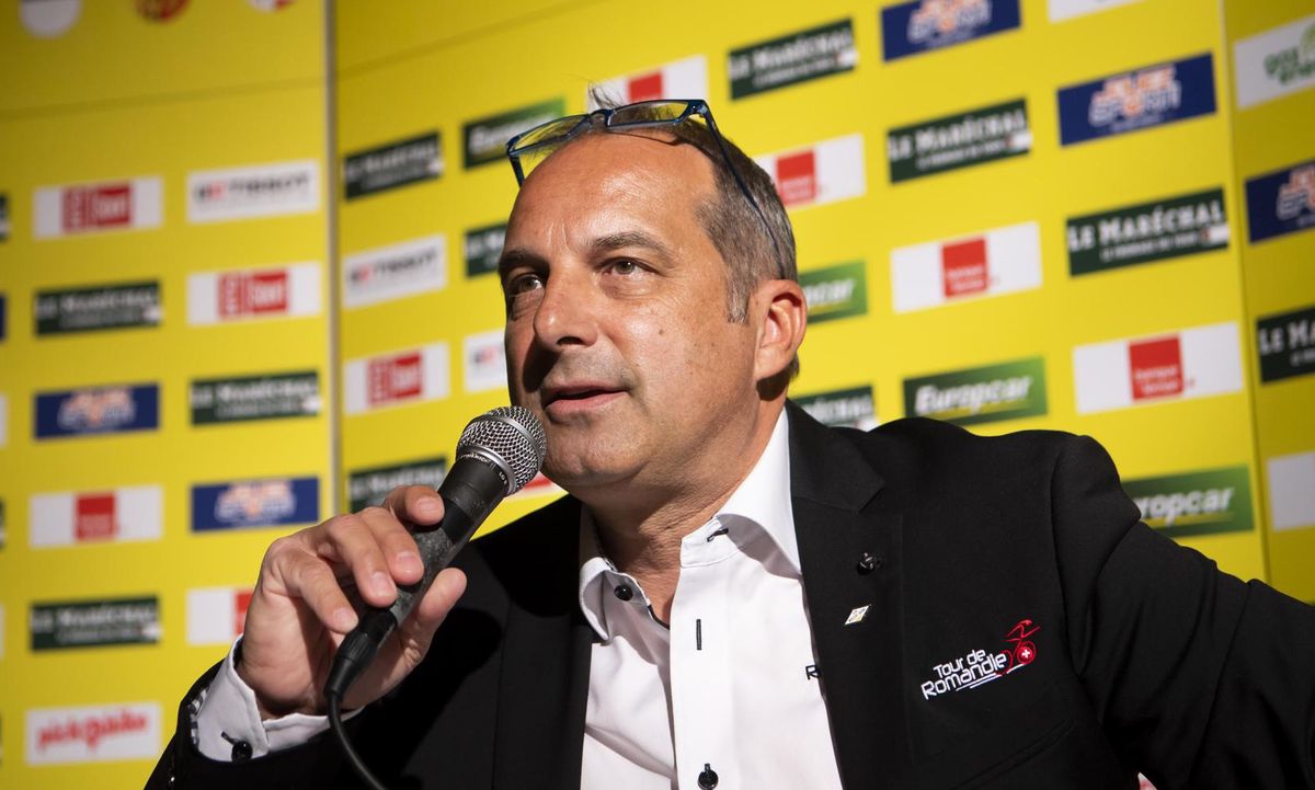 Richard Chassot, directeur du Tour de Romandie, lors d'une conférence de presse mardi.