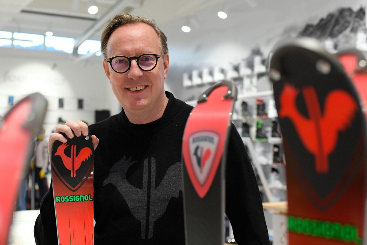 Vincent Wauters, PDG de Rossignol Groupe est venu en personne à Bex inaugurer jeudi le Start Gate.