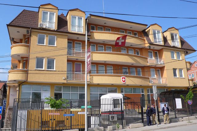 L'ambassade de Suisse à Pristina.