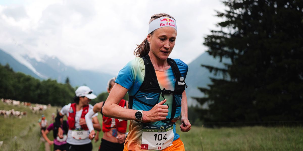 Judith Wyder läuft einen Trail-Marathon.