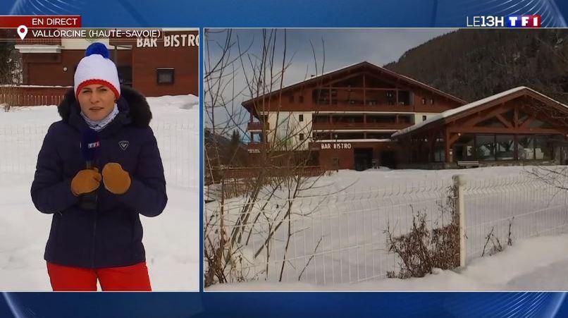 TF1 a ouvert son édition de 13 heures avec le chalet des Anglais à Vallorcine.