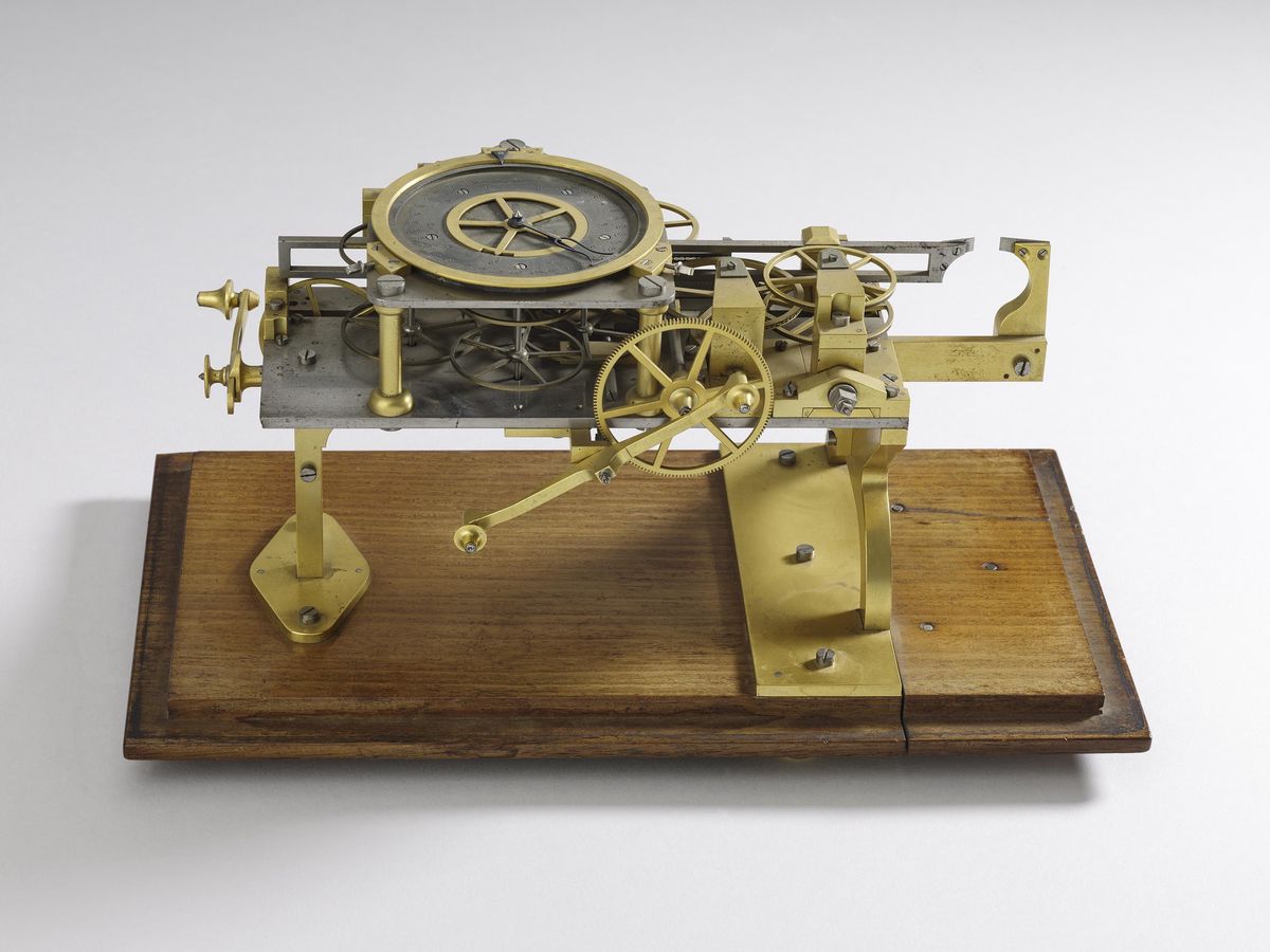 Micromètre au 1/3600e de millimètre signé Benjamin Oltramare, Genève 1825-1840.