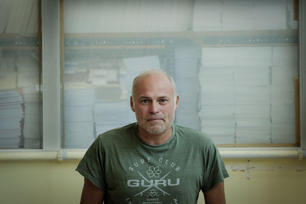 Genève, le 22 août 2022. Chêne-Bourg, rencontre avec Joseph Incardona, écrivain. Photo: LAURENT GUIRAUD/ Tamedia