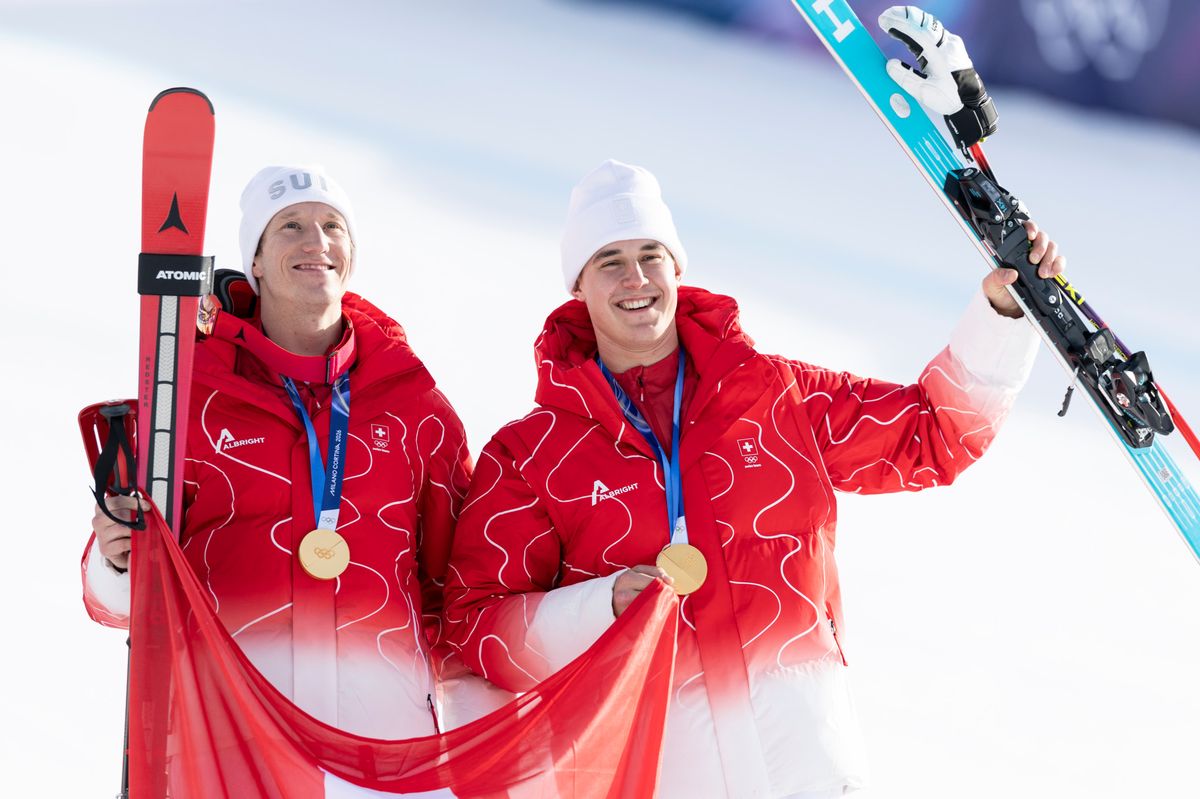 Schweizer Skifest: Von Allmen/Nef siegen vor Odermatt/Meillard