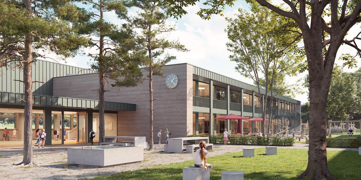 Winterthur：Langwiesen School Buildingは3,600万chで再構築されていますか？