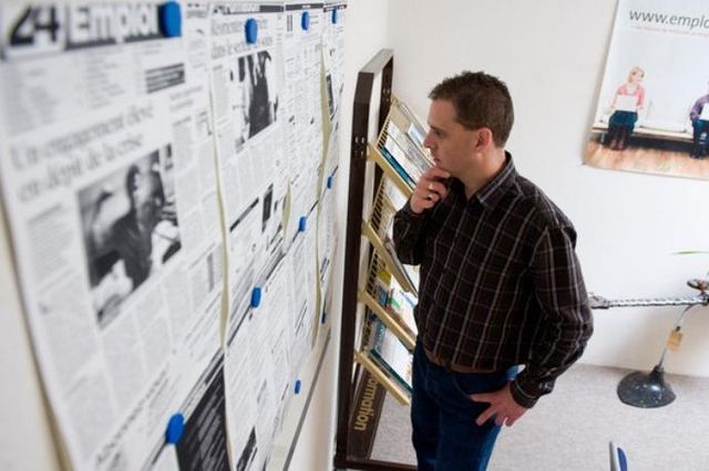 Le nombre de chômeurs s'est accru en janvier.