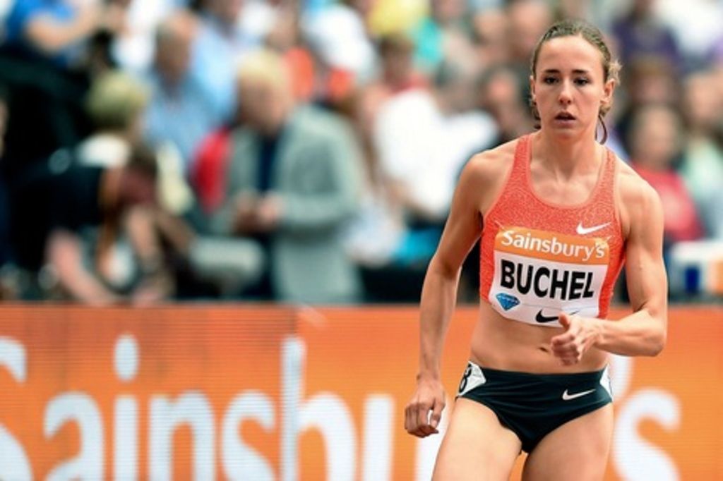 Selina Büchel en finale du 800 mètres