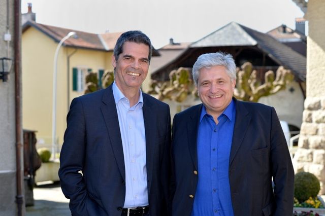 Dominique Martin et Alain Bovay, syndics de Blonay et de Saint-Légier.