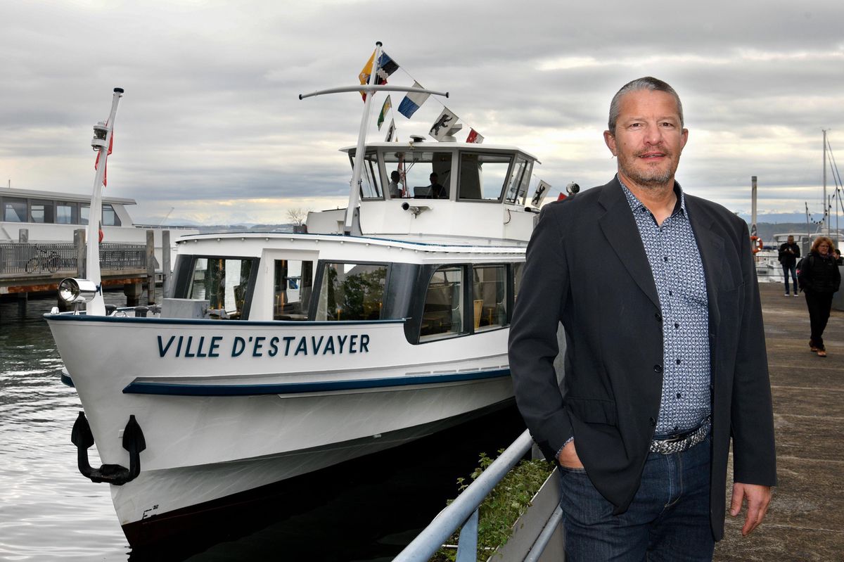 Le nouveau design du Ville d’Estavayer doit marquer le début d’une nouvelle ère à la LNM du directeur Jean-Luc Rouiller.