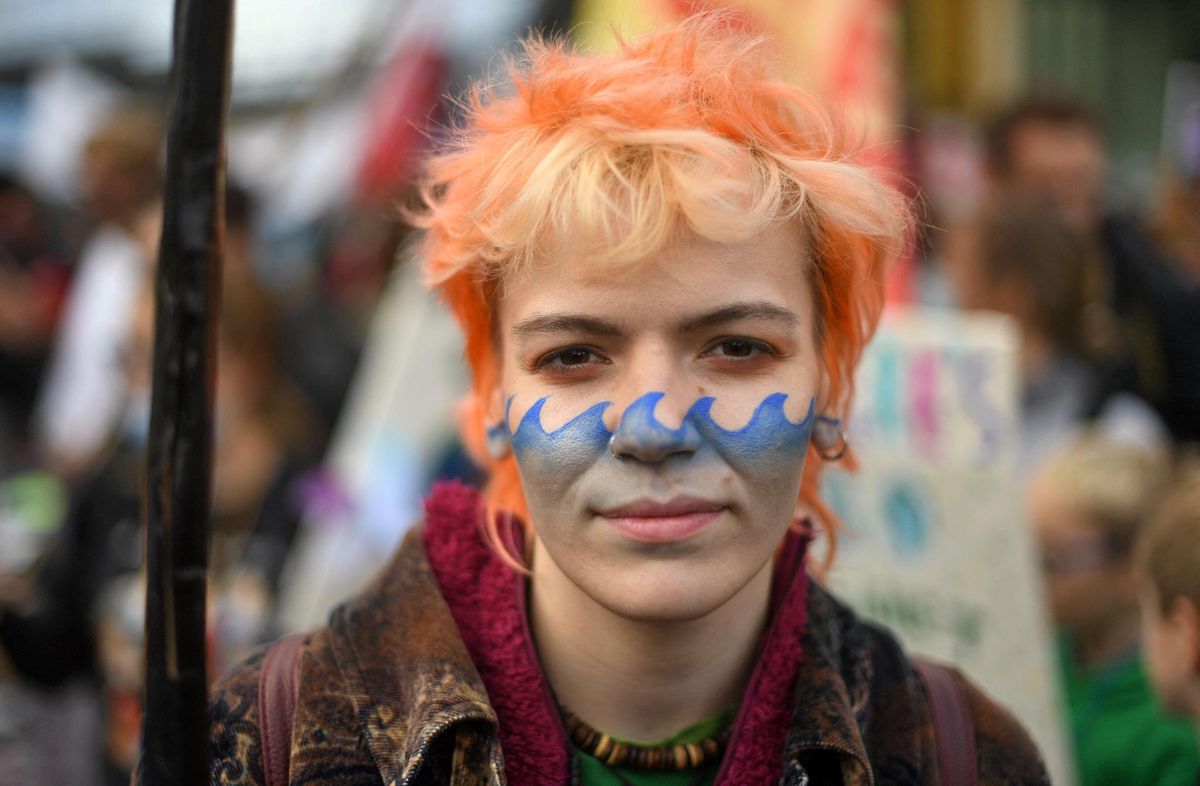 Klima-Demo in Glasgow