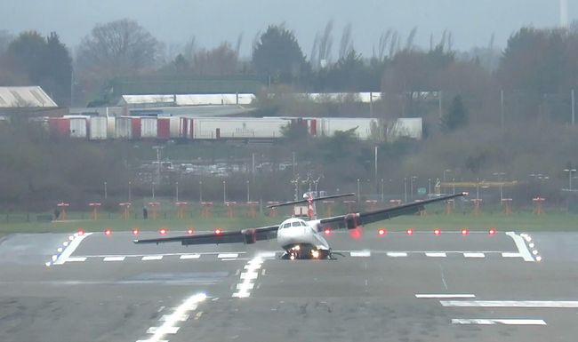 Diese Landung vergessen die Passagiere nie mehr