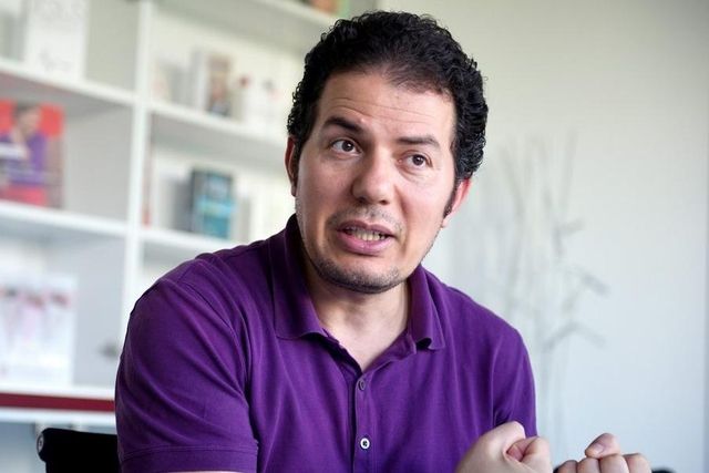 Im Visier der Gottesfürchtigen. Der Autor Hamed Abdel-Samad ist am Dienstagabend wieder aufgetaucht.