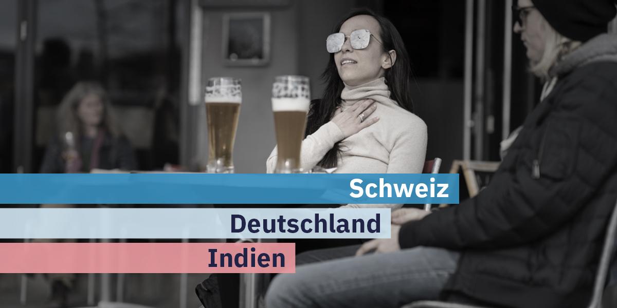 Schweizerinnen und Schweizer haben momentan wenig Grund, sich zu beklagen: Zwei Frauen geniessen ein Bier am Limmatquai in Zürich.