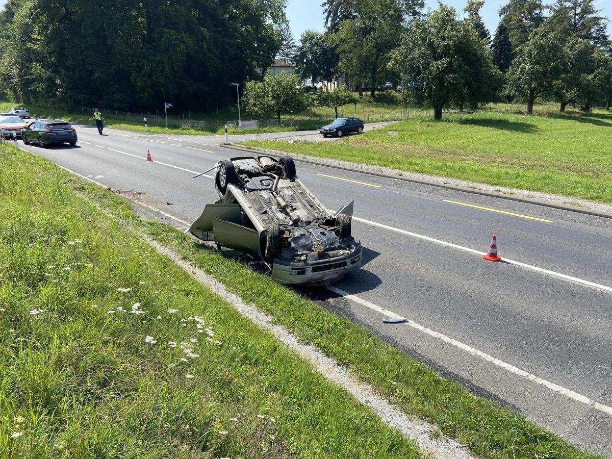 L’accident n’a pas fait de blessé.