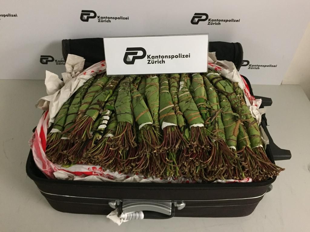 Les bagages contenaient environ 50 kg de khat chacun, indique vendredi la police cantonale zurichoise.