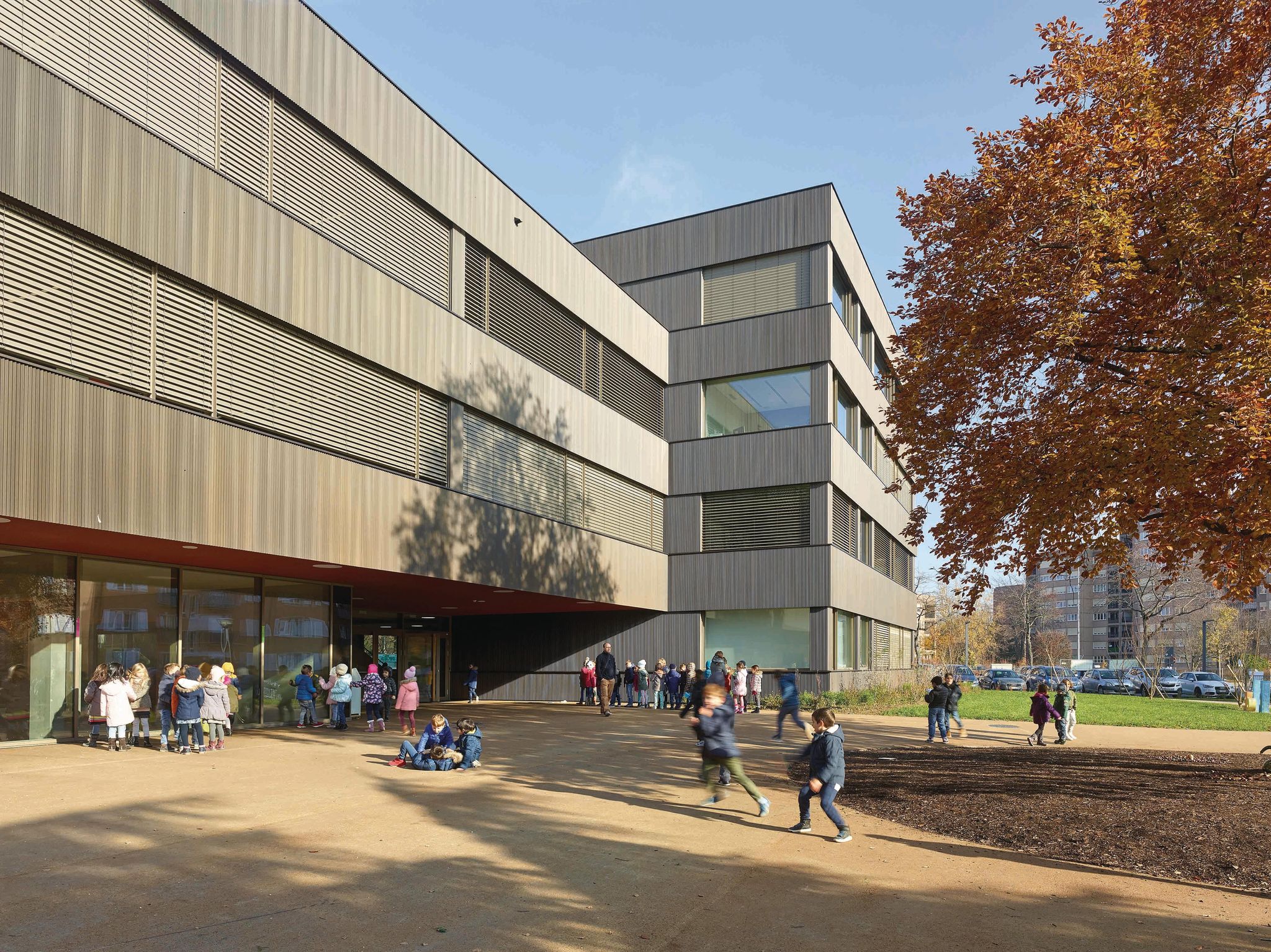 Le complexe du Couchant accueille des classes primaires depuis 2018.