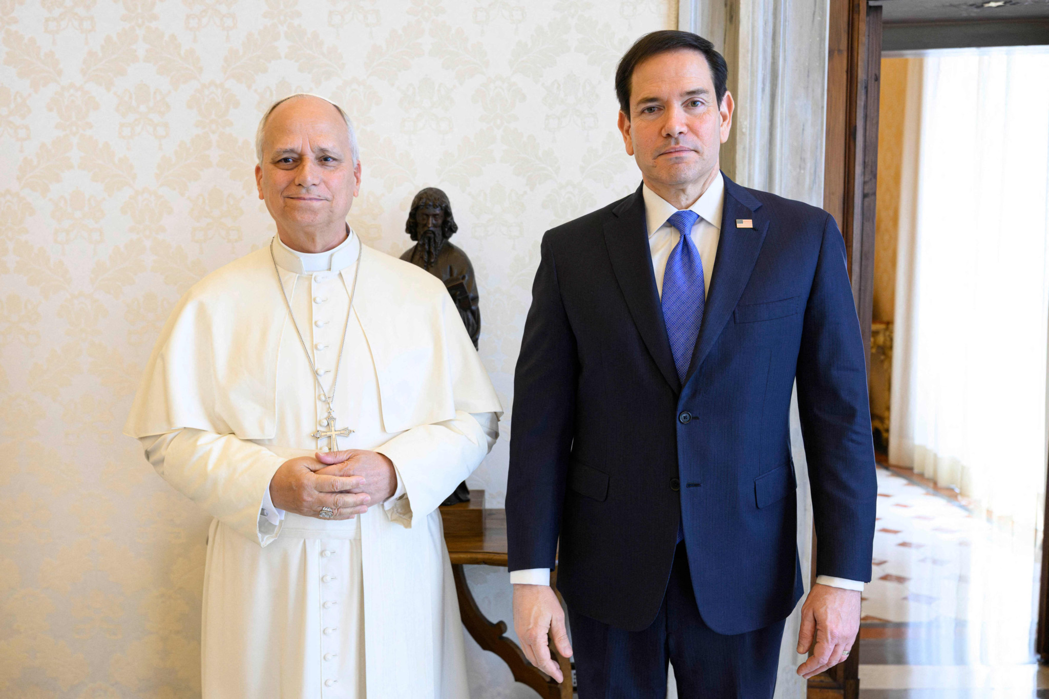 Ankunft im Vatikan: Rubio trifft Papst Leo – Trumps Attacken überschatten den Besuch