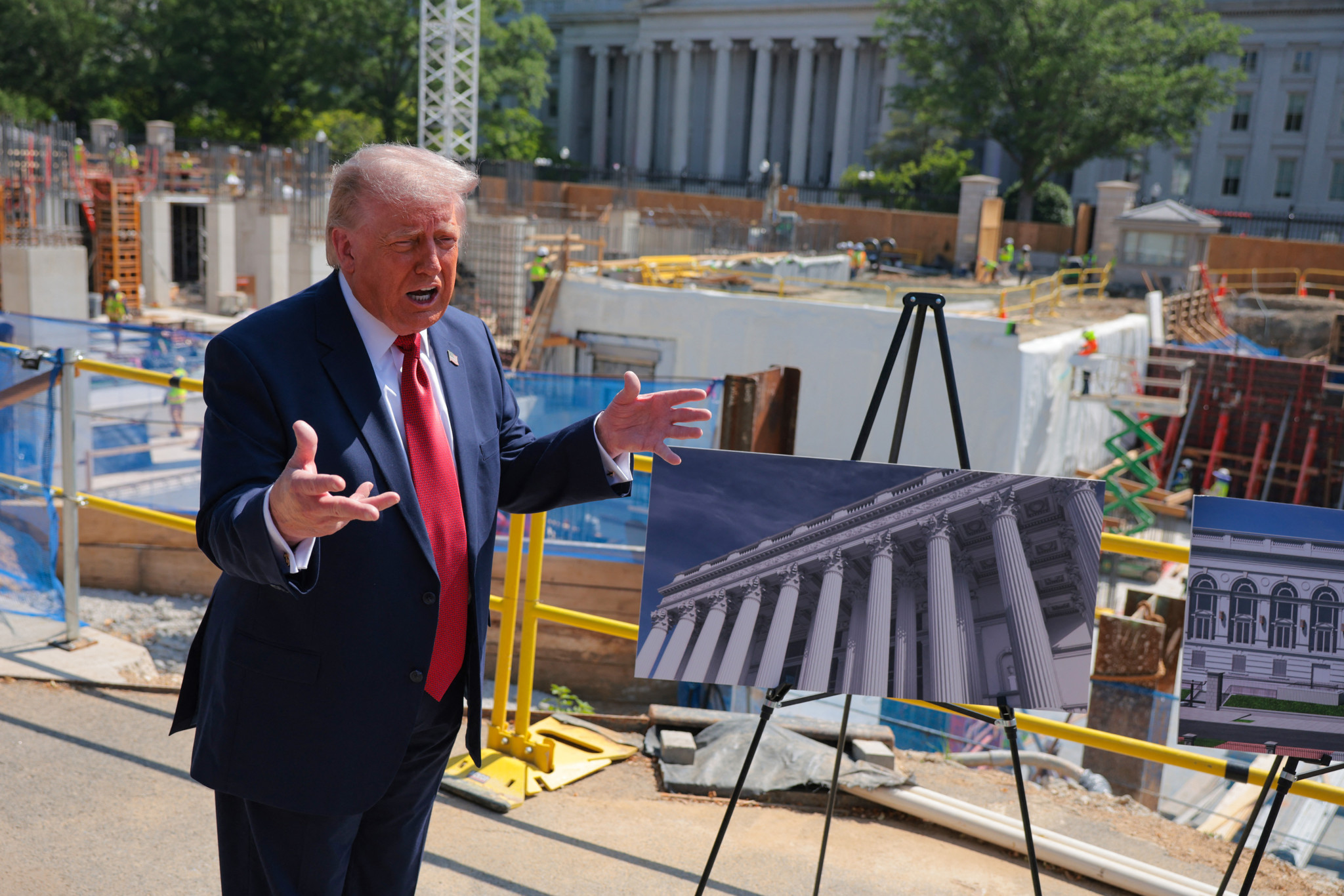Luftabwehr für Washington: Trump wirbt mit Drohnenplattform 