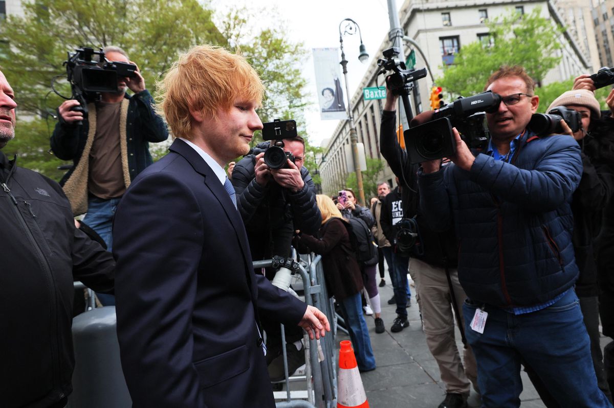 Ed Sheeran à New York le 25 avril 2023.