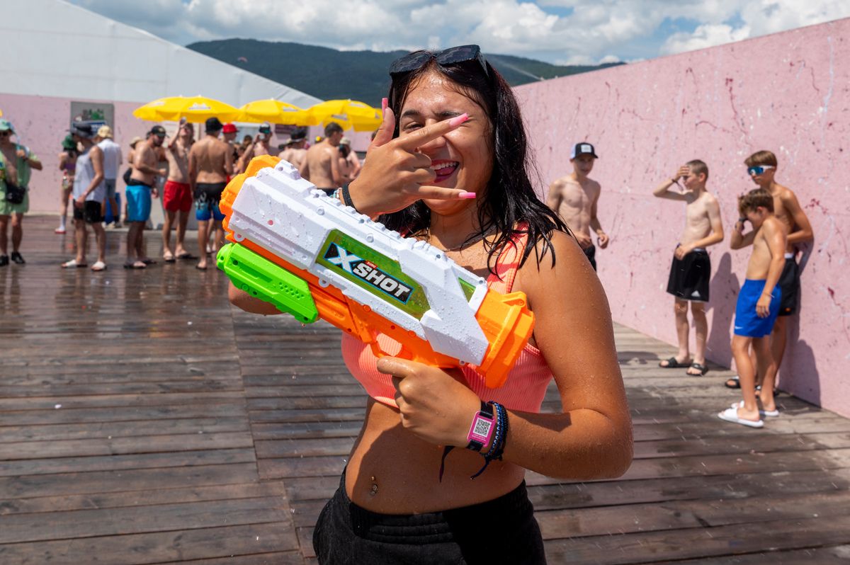 03.08.2024 - La Fête cantonale des jeunesses campagnardes s'est ouverte à Givrins. Au programme: diverses épreuves sportives.                                                     Photos Darrin Vanselow © LMD 2024