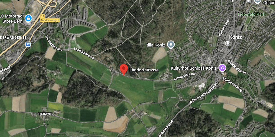 Single-vehicle accident in Köniz: Cyclist seriously injured