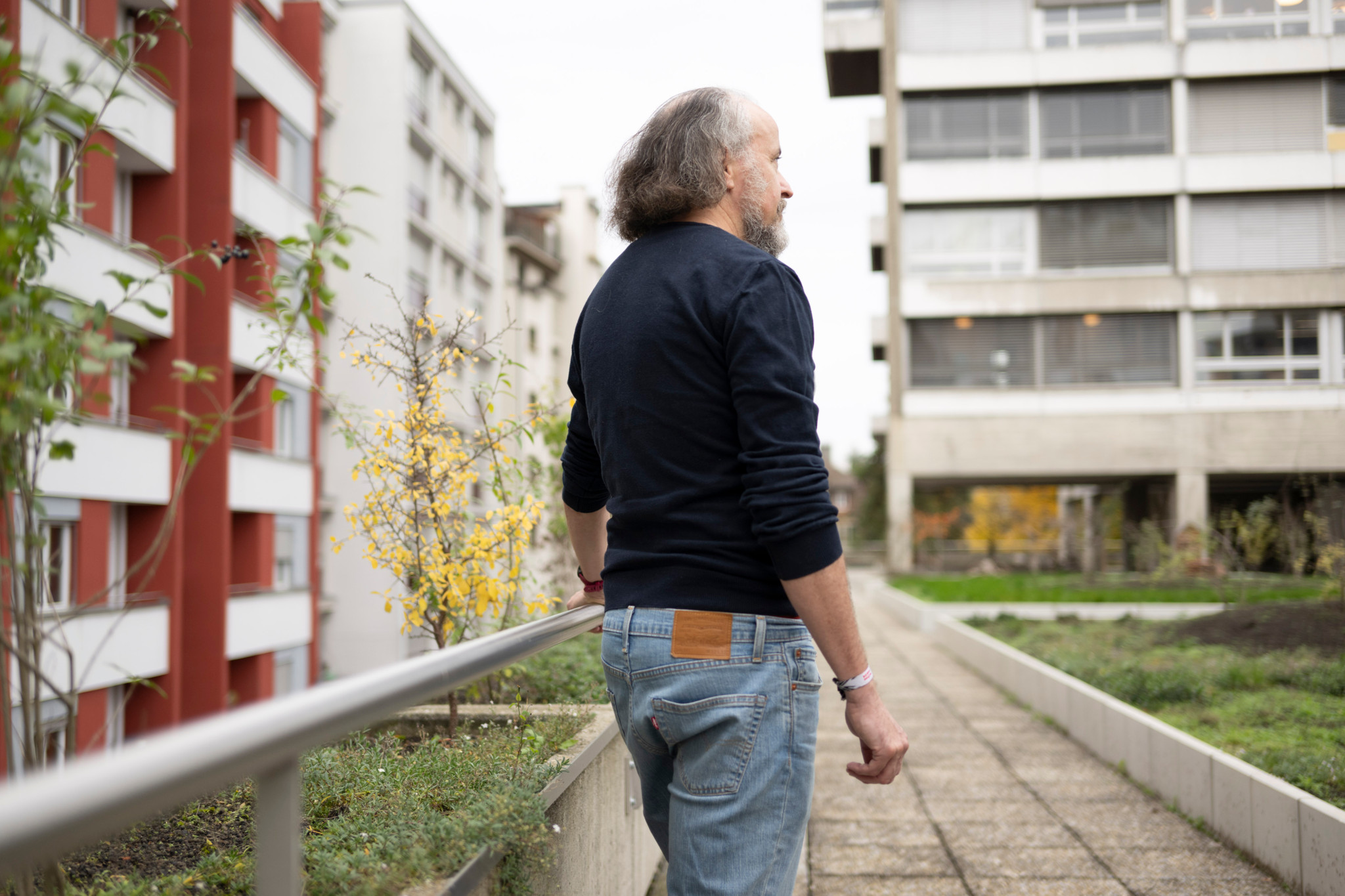 Lausanne, le 16 NOVEMBRE 2023, Gilles Ansermoz, éducateur social, nous parle des difficultés de son métier. ©Florian Cella/24H
