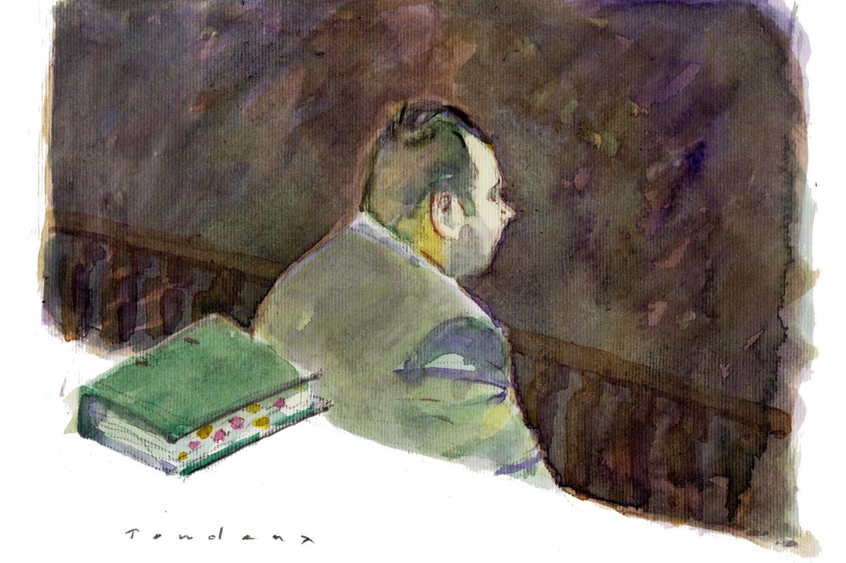 Le jeune compagnon, 25 ans, de marbre face à l’accusation d’assassinat. «Je n’ai rien à voir là-dedans», a-t-il affirmé tout au long de son procès.